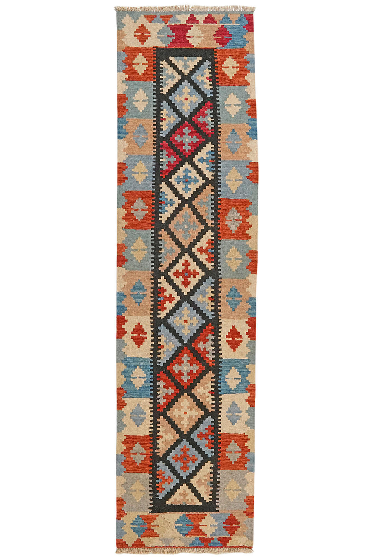 PersaTepp Teppich Kelim Gashgai multicolor B/L: ca. 63x245 cm Kelim Gashgai - multicolor (63,00/245,00cm) - PersaTepp