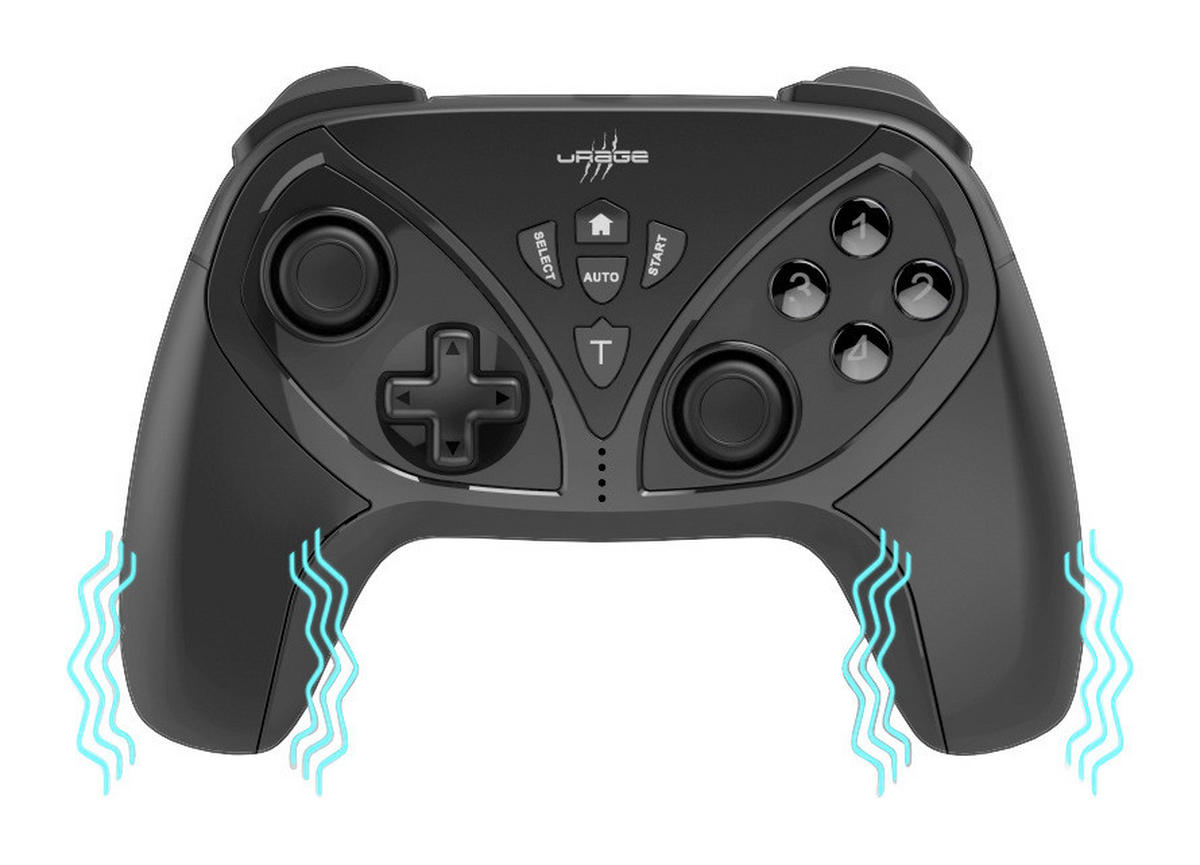 uRage Gamepad schwarz Gamepad_Vendetta_300_uRage - schwarz (17,50/14,20/6,60cm) - uRage