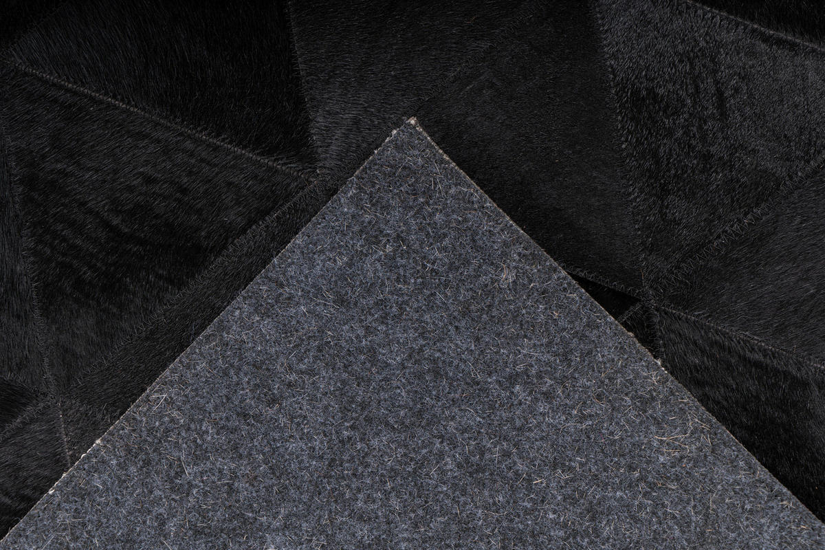 360Living Teppich Lavin schwarz B/L: ca. 80x150 cm Lavin - schwarz (80,00/150,00cm) - 360Living