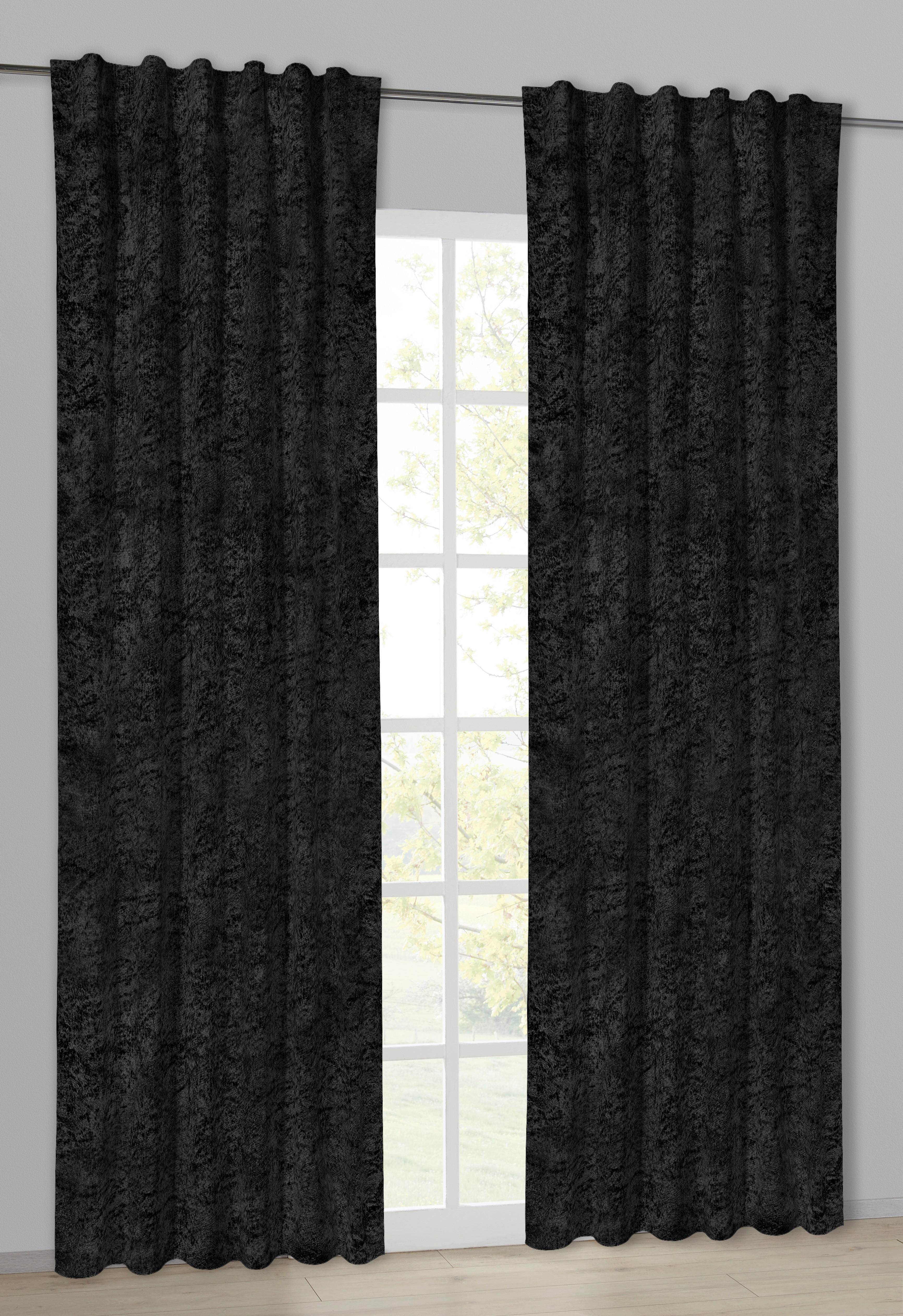 Thermovorhang Frozen schwarz B/L: ca. 140x245 cm Frozen - schwarz (140,00/245,00cm)