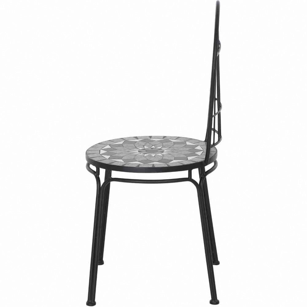 Gardamo Stapelstuhl COMO schwarz Stahl COMO - schwarz - Gardamo