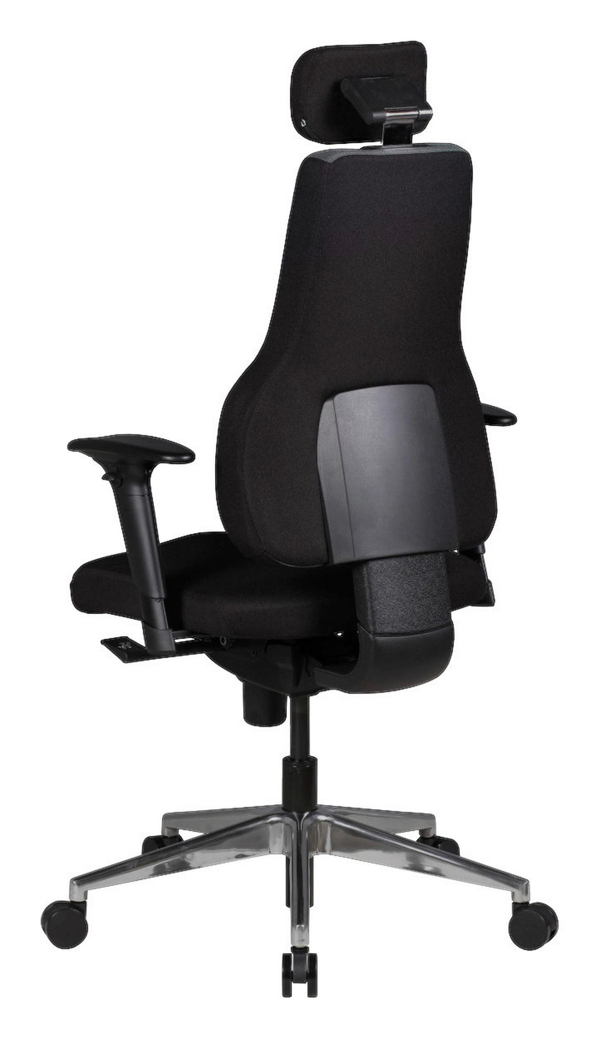 Drehstuhl schwarz Stoff Bürostuhl QENTIN - schwarz (63,00/149,00/63,00cm) - Amstyle