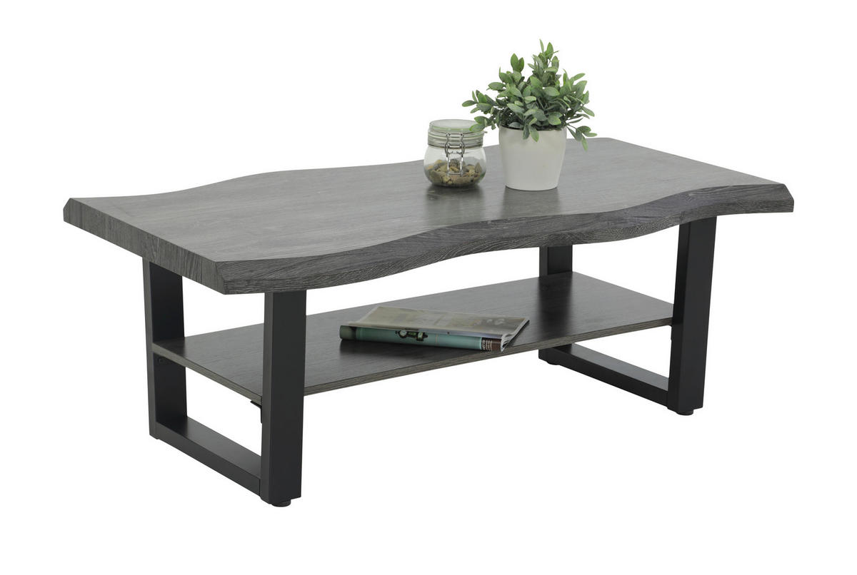 Couchtisch Gabriel grau B/H/T: ca. 110x42x60 cm Gabriel - grau (110,00/42,00/60,00cm) - Hela