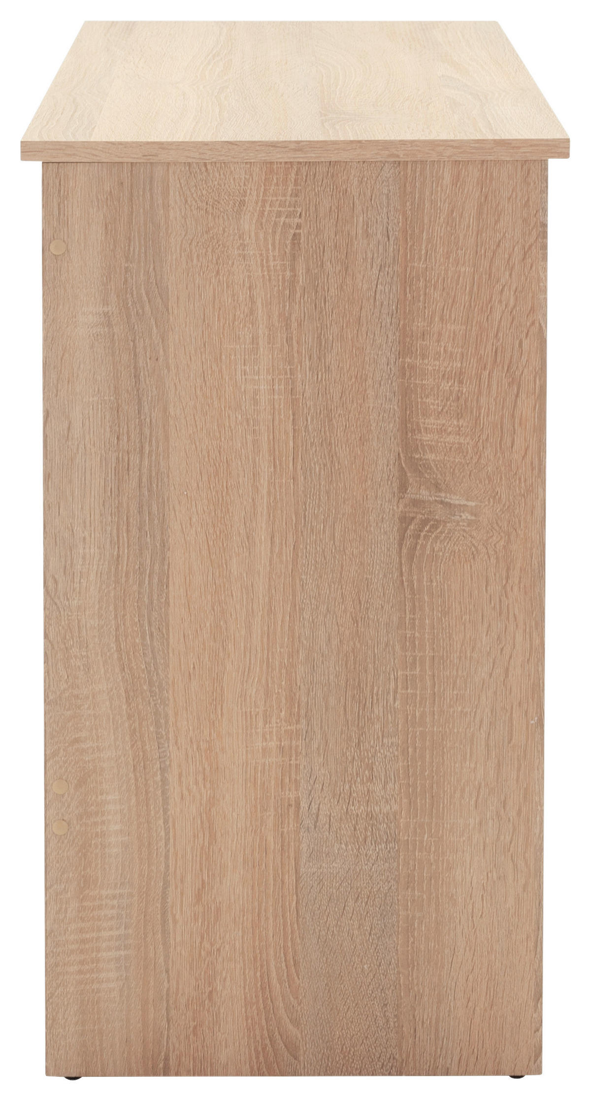 Schreibtisch Fritz Eiche Sonoma Nachbildung B/H/T: ca. 89x74x40 cm Fritz - Eiche/silber (89,00/74,00/40,00cm)