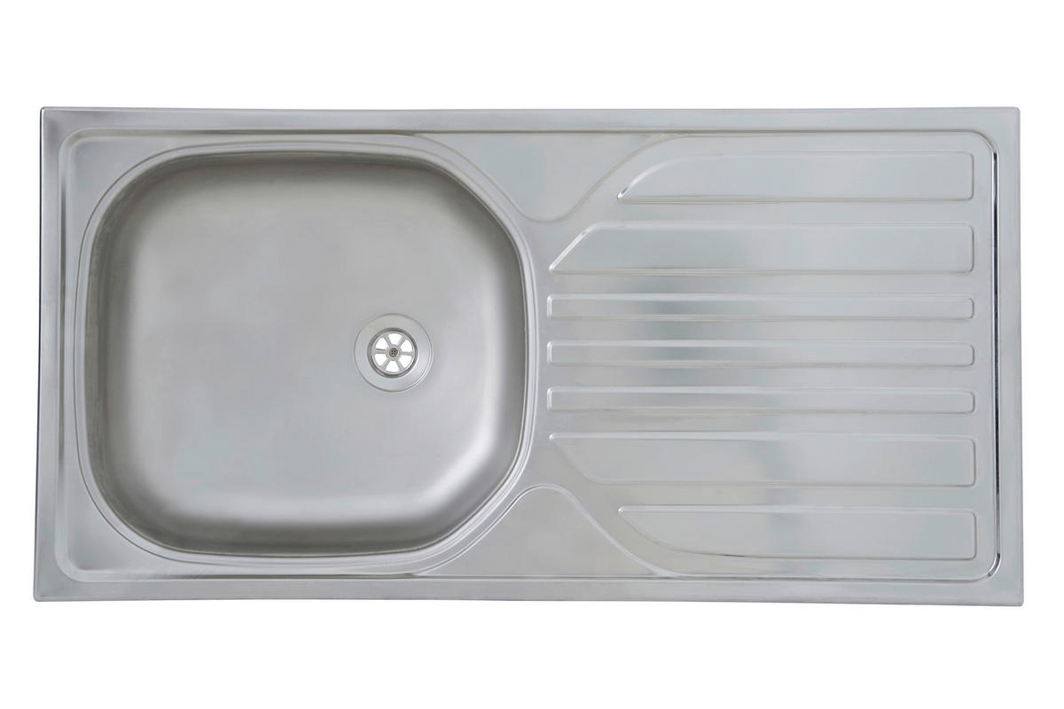 Respekta Singleküche Luis weiß B/H/T: ca. 150x200x60 cm Luis - Eiche/weiß (150,00/200,00/60,00cm) - Respekta