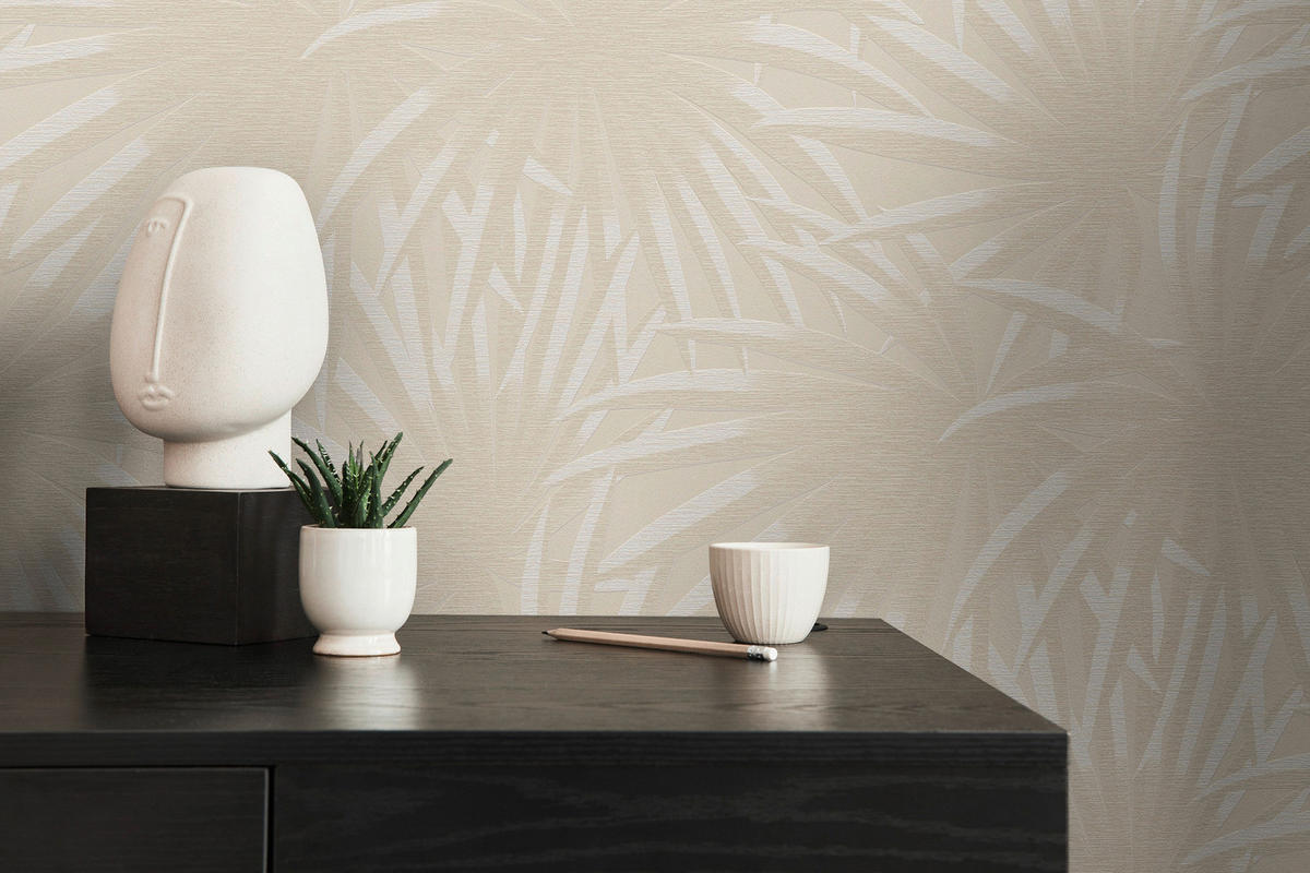 A.S.Creation Vliestapete weiß B/H/D: ca. 53x1005x10 cm Vliestapete - weiß (10,00/1005,00cm) - A.S.Creation