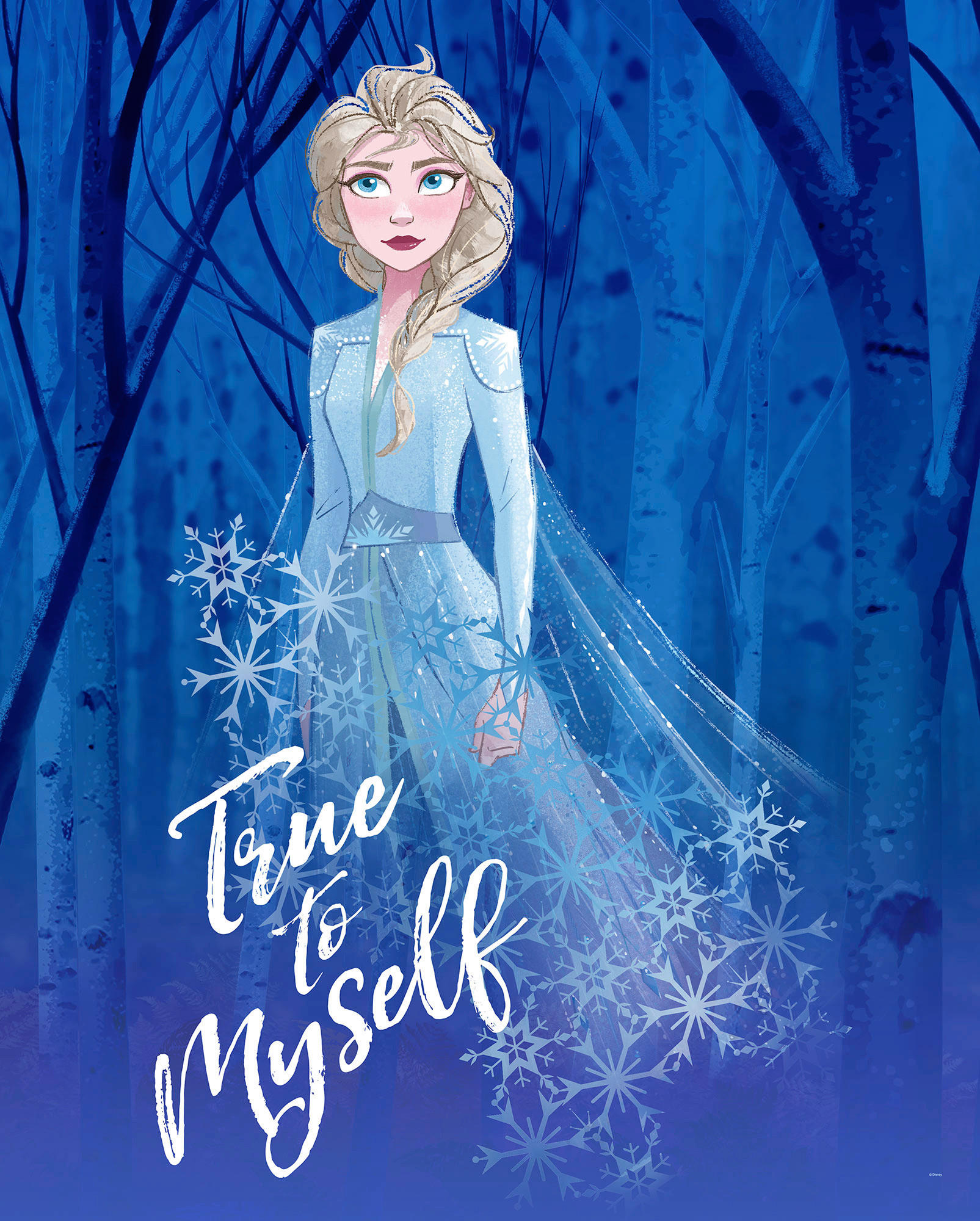 Komar Poster Frozen 2 Elsa true to myself Disney B/L: ca. 40x50 cm günstig online kaufen