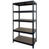 Schwerlaststeckregal schwarz B/H/T: ca. 90x180x45 cm Schwerlaststeckregal 180x90x45cm S - schwarz (90,00/180,00/45,00cm)