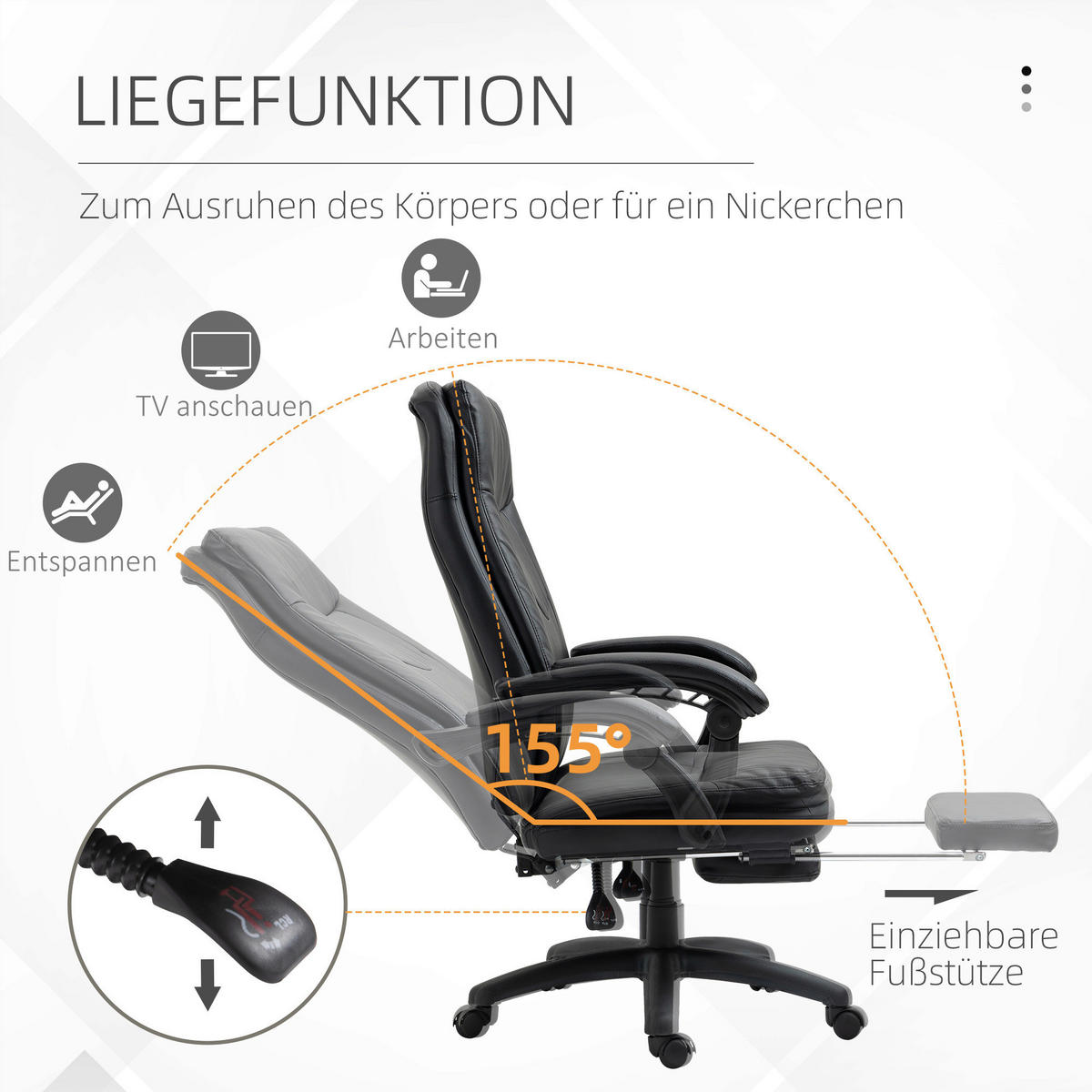 Drehstuhl 921-235BK schwarz ▷ online bei POCO kaufen