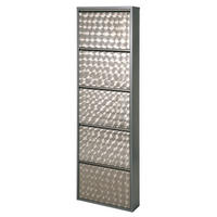 Schuhkipper Clip silber lackiert Optik B/H/T: ca. 50x170x13,5 cm Clip - silber (50,00/170,00/13,50cm)
