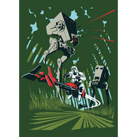Komar Poster Star Wars Classic Vector Endor Star Wars - Classic B/L: ca. 50x70 cm Star Wars Classic Vector Endor - (50,00/70,00cm) - Komar