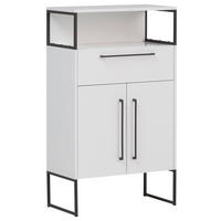 Midischrank Limone weiß B/H/T: ca. 65,2x112,6x33,1 cm Limone - weiß (65,20/112,60/33,10cm) - Möbelpartner