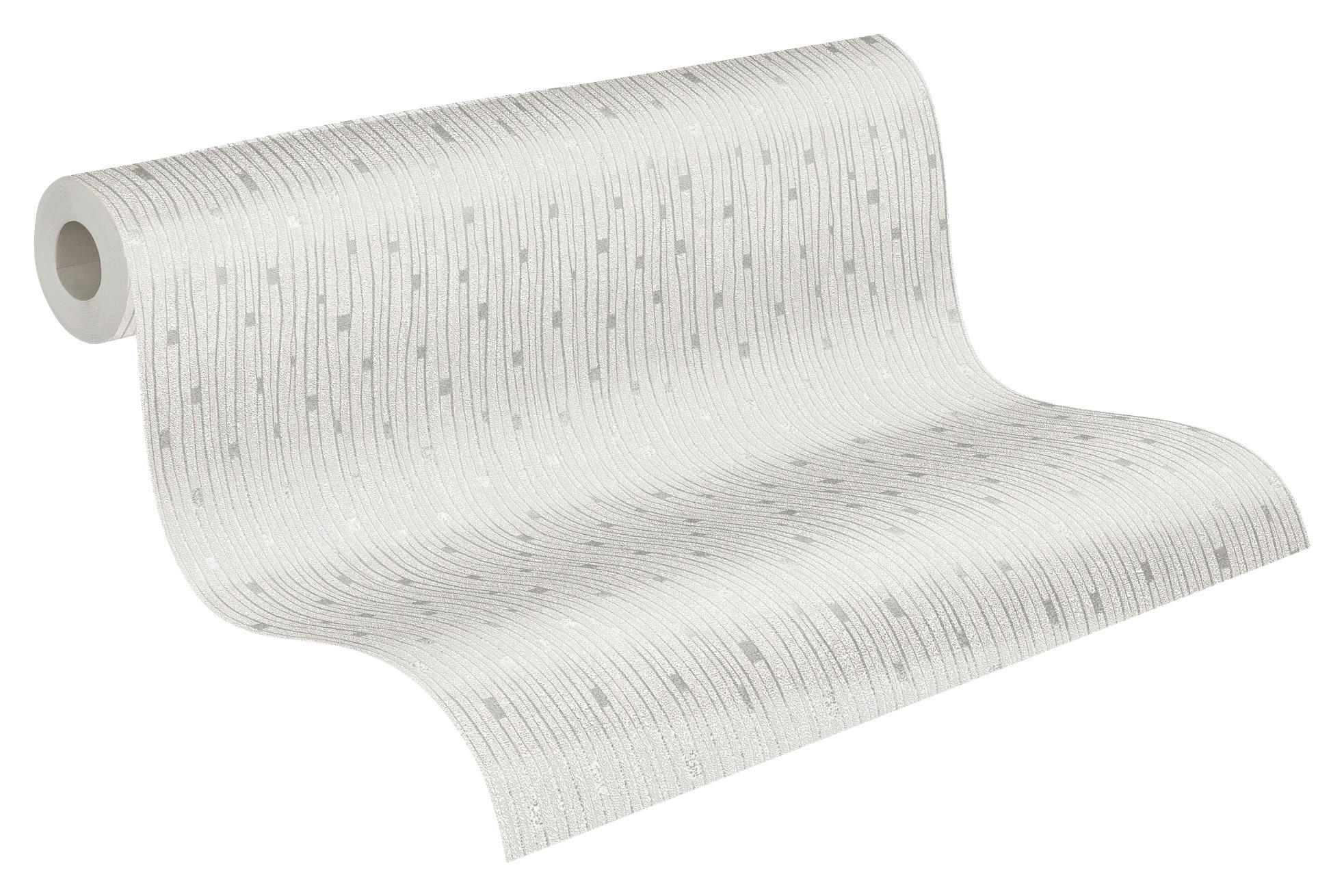 A.S.Creation Vliestapete creme grau silber B/H/D: ca. 53x1005x8,2 cm Vliestapete - creme/silber (8,20/1005,00cm) - A.S.Creation