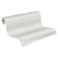 A.S.Creation Vliestapete creme grau silber B/H/D: ca. 53x1005x8,2 cm Vliestapete - creme/silber (8,20/1005,00cm) - A.S.Creation