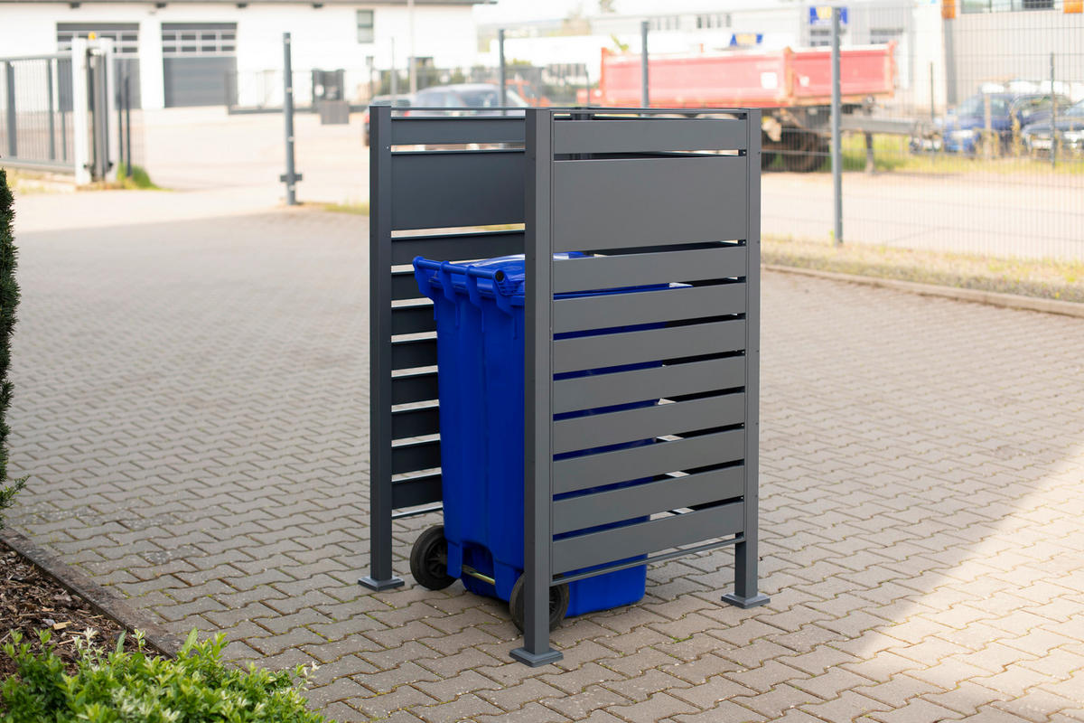 Westmann MülltonnenverkleidungBox Planum Box Planum - anthrazit (90,00/90,00/150,00cm) - Westmann