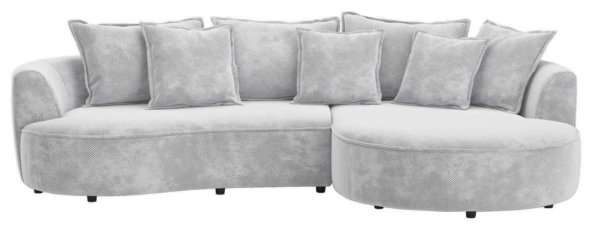 Polsterecke Levi stone Microfaser B/H/T: ca. 287x66x168 cm Levi - schwarz/stone (287,00/66,00/168,00cm)