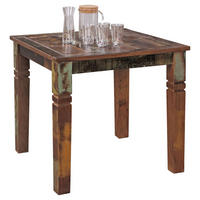 Esstisch natur lackiert B: ca. 80 cm Esszimmertisch - natur (80,00cm) - Wohnling