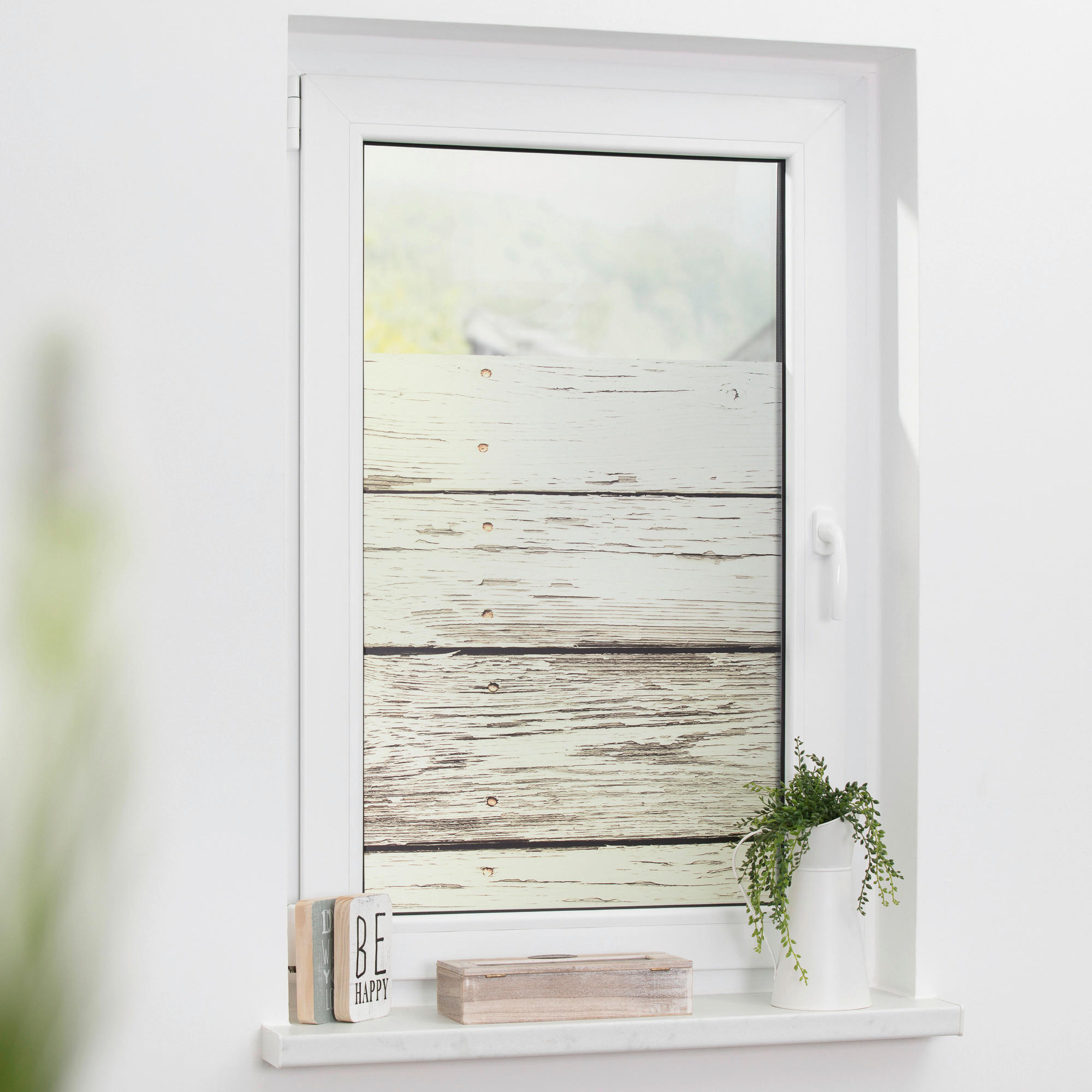 LICHTBLICK Fensterfolie Vintage weiß B/L: ca. 100x180 cm ▷ online