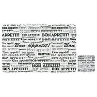 Platzmattenset weiß Kunststoff B/L: ca. 28x44 cm Platzmatte_Bon-Appetit - weiß (28,00/44,00cm)