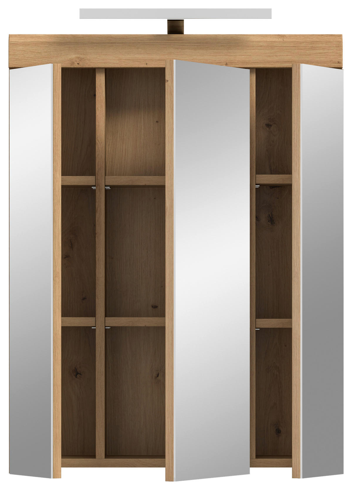 Spiegelschrank Scout Eiche Artisan Nachbildung salbei Nachbildung B/H/T: ca. 60x79x37 cm Scout - Eiche/salbei (60,00/79,00/37,00cm) - xonox.home