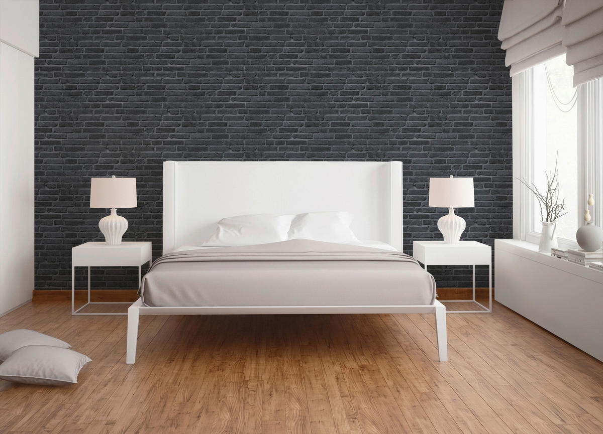 A.S.Creation Vliestapete grau B/H/D: ca. 53x1005x9 cm Vliestapete - grau (9,00/1005,00cm) - A.S.Creation