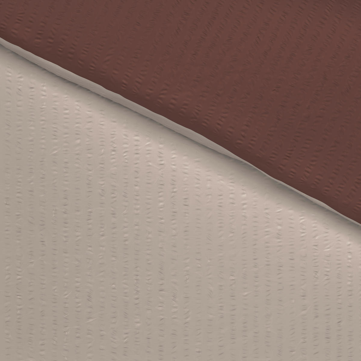 Microfaser Wende Bettwäsche Seersucker Wendebettwäsche_Seersucker br/tau - braun/taupe (135,00/200,00cm)