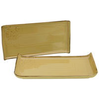 CreaTable Servierplatte NATURE COLLECTION curry Steinzeug B/L: ca. 165x33 cm NATURE COLLECTION - curry (165,00/33,00cm) - CreaTable
