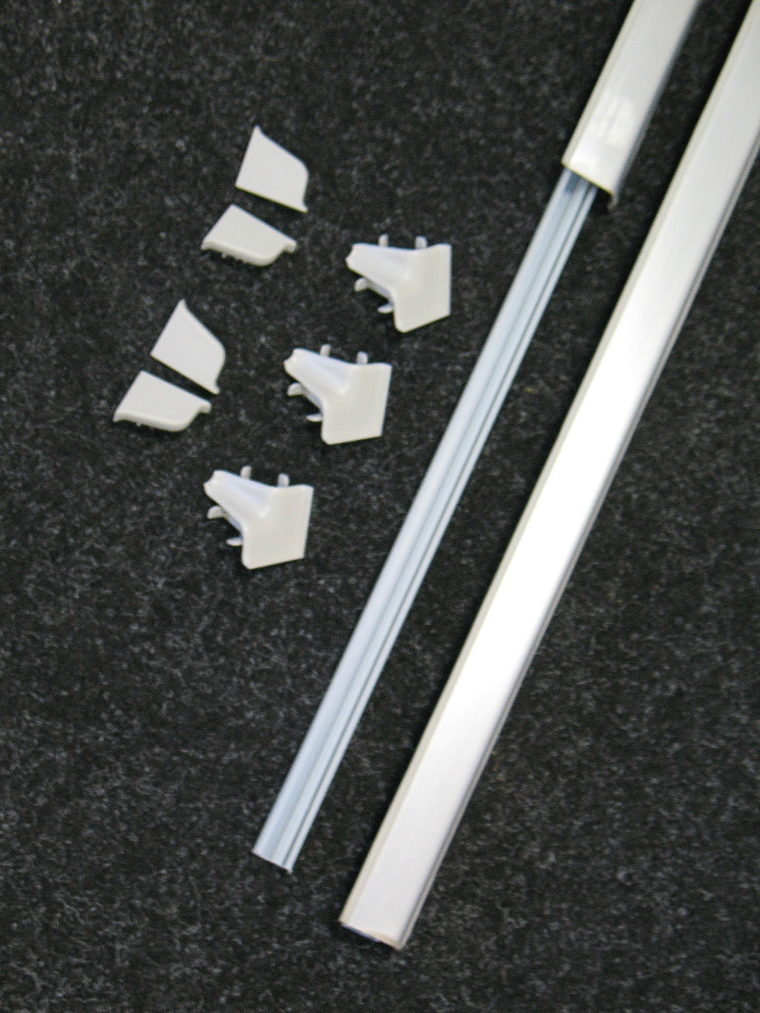 Wandabschlussprofil- Set Alu Alu Kunststoff B: ca. 5 cm Alu - Alu (5,00cm)