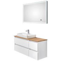 Badezimmer-Set Quickset 360 weiß glanz B/H/T: ca. 113x200x50 cm Quickset 360 - weiß (113,00/200,00/50,00cm) - Pelipal