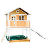 AXI Spielhaus Marc braun B/H/L: ca. 432x293x212 cm Marc - braun/weiß (212,00/432,00/293,00cm) - AXI