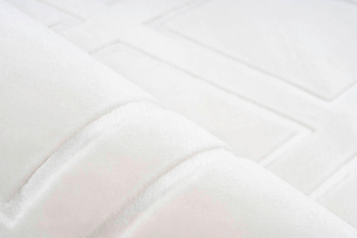 360Living Teppich Monroe weiß B/L: ca. 80x150 cm Monroe - weiß (80,00/150,00cm) - 360Living