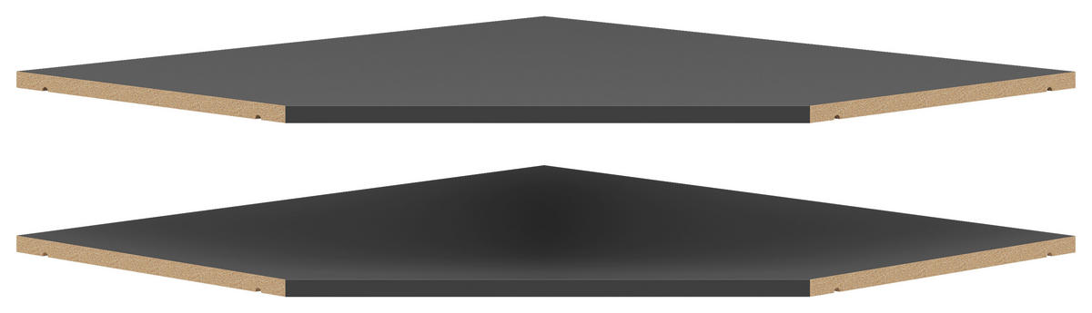 Einlegeböden-Set Multi-Stauraum Typ 48 anthrazit B/H/T: ca. 74x1,5x96 cm Multi-Stauraum Typ 48 - anthrazit (74,00/1,50/96,00cm)