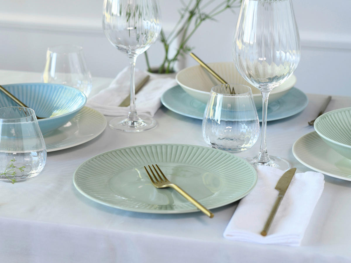 CreaTable Tafelservice Valencia bunt Porzellan 12 tlg. Valencia - bunt - CreaTable
