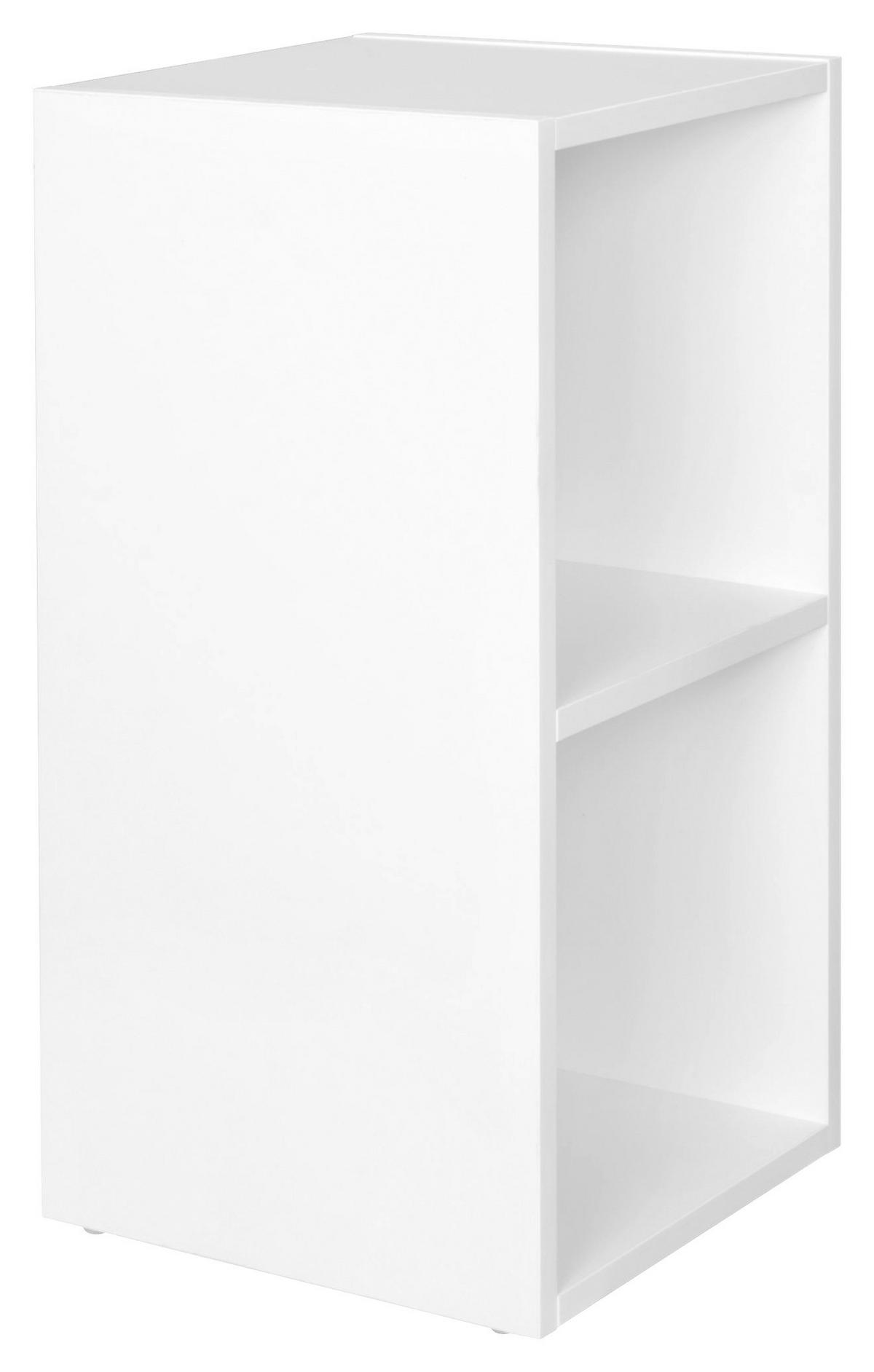 Standregal weiß B/H/T: ca. 30x60x30 cm Standregal - weiß (30,00/60,00/30,00cm) - Wohnling