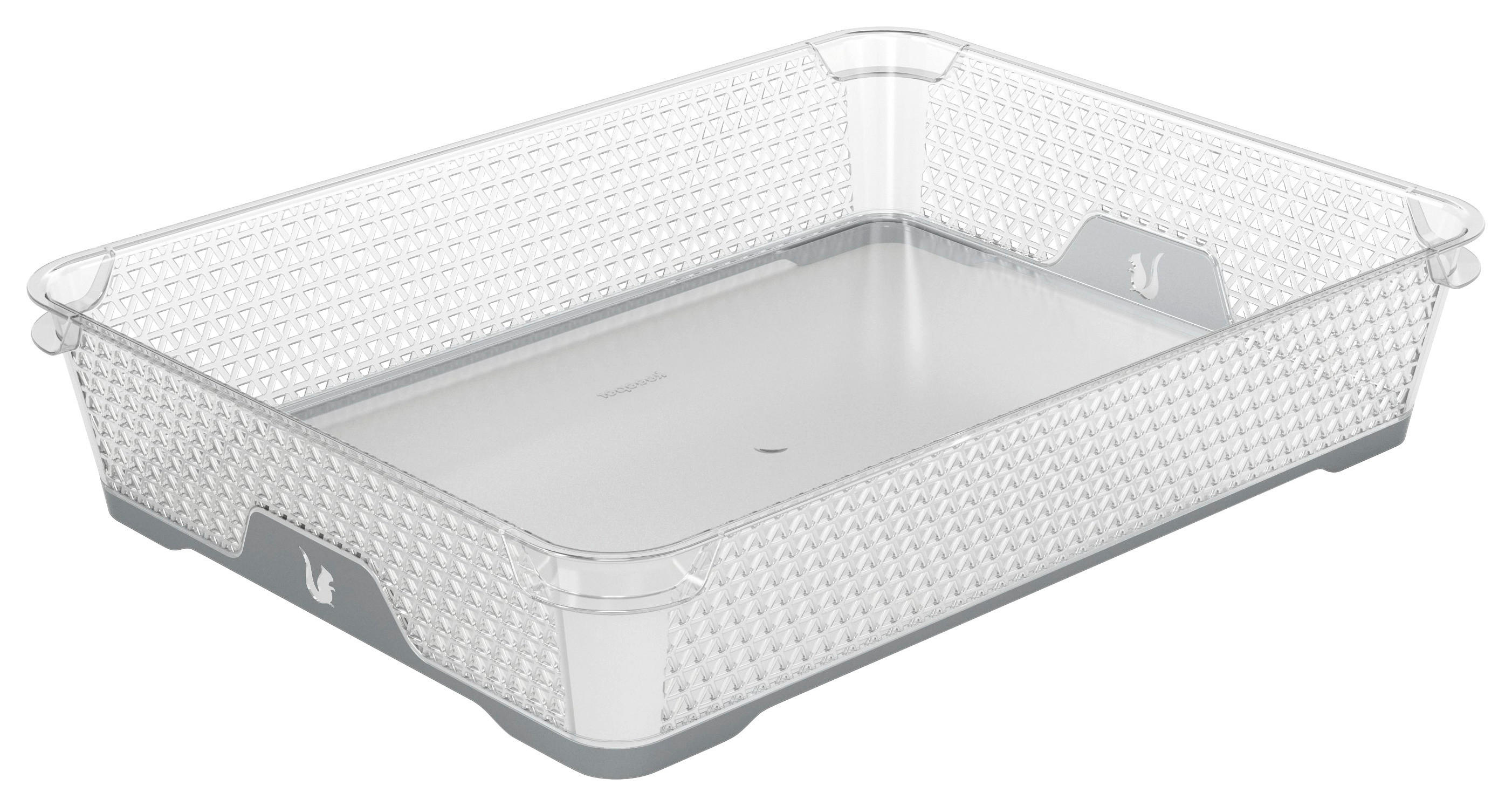 keeeper Stapelkörbchen grau B/H/L: ca. 26,5x7x36 cm Stapelkörbchen_Jonas - grau (36,00/26,50/7,00cm) - keeeper