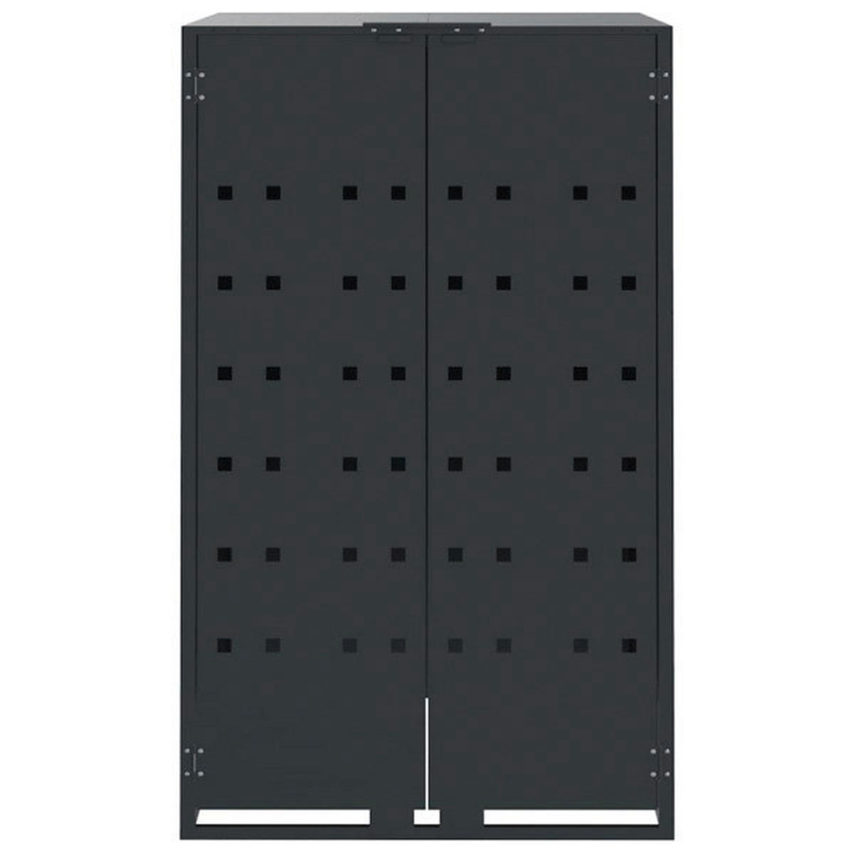 VidaXL Mülltonnenbox anthrazit Mülltonnenbox - anthrazit - VidaXL