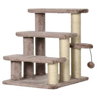 PawHut Katzentreppe braun Spanplatte B/H/L: ca. 40x48x45 cm Katzentreppe - braun (45,00/40,00/48,00cm) - PawHut