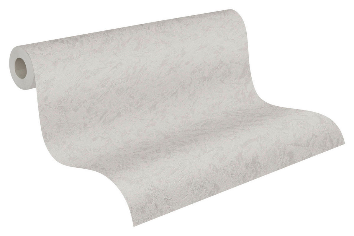 A.S.Creation Vliestapete Attractive Uni grau B/L: ca. 53x1005 cm Attractive - grau (53,00/1005,00cm) - A.S.Creation