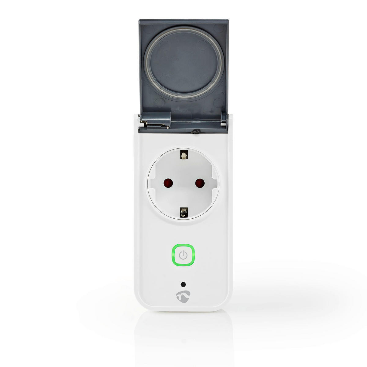 Nedis Smart-Stecker weiß grau Kunststoff B/H/L: ca. 6x11,5x9 cm SmartLife - weiß/grau (9,00/6,00/11,50cm) - Nedis