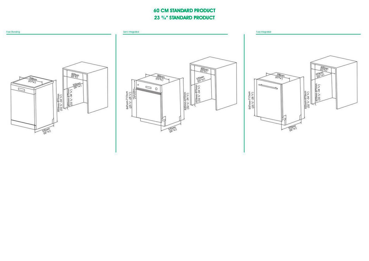 Mican Einbaugeschirrspüler GSV60D Edelstahloptik Edelstahl B/H/T: ca. 59,8x82x55 cm GSV60D - Edelstahloptik (59,80/82,00/55,00cm) - Mican