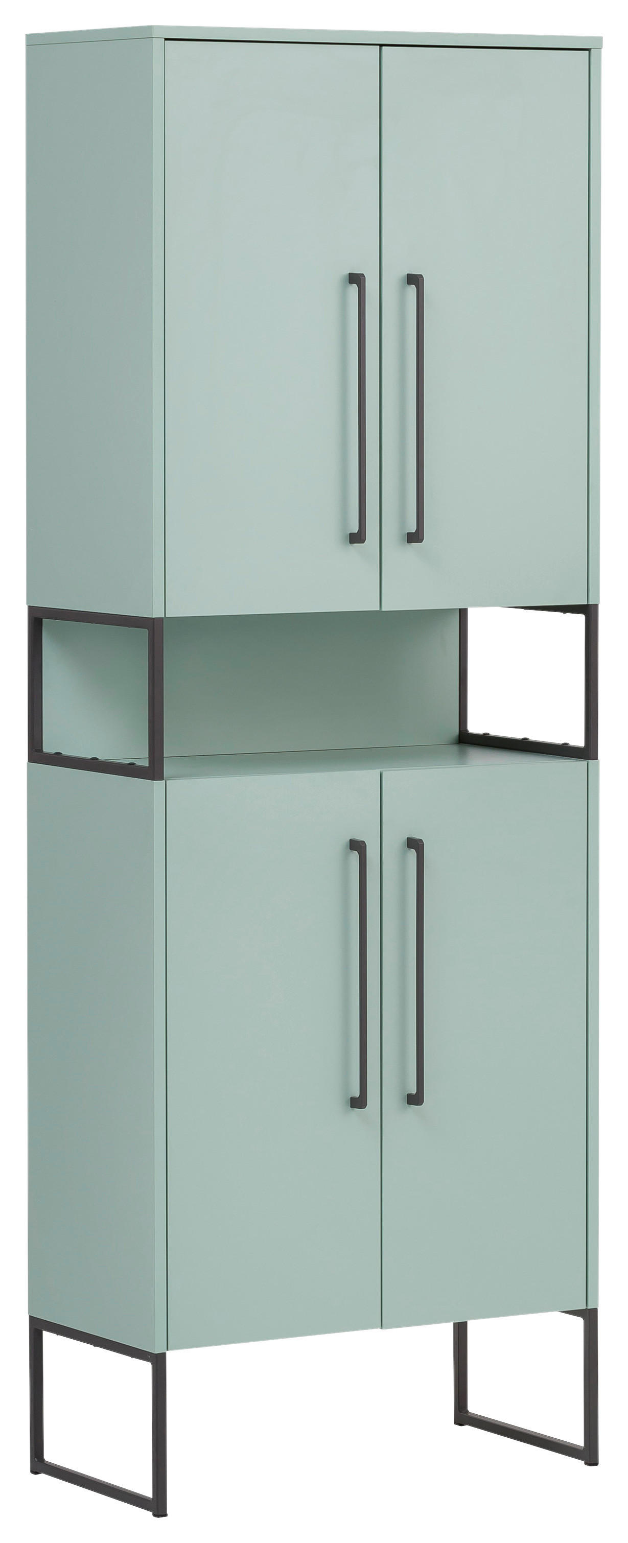 Hochschrank Limone mint B/H/T: ca. 65,2x183,4x33,1 cm Limone - mint (65,20/183,40/33,10cm) - Möbelpartner