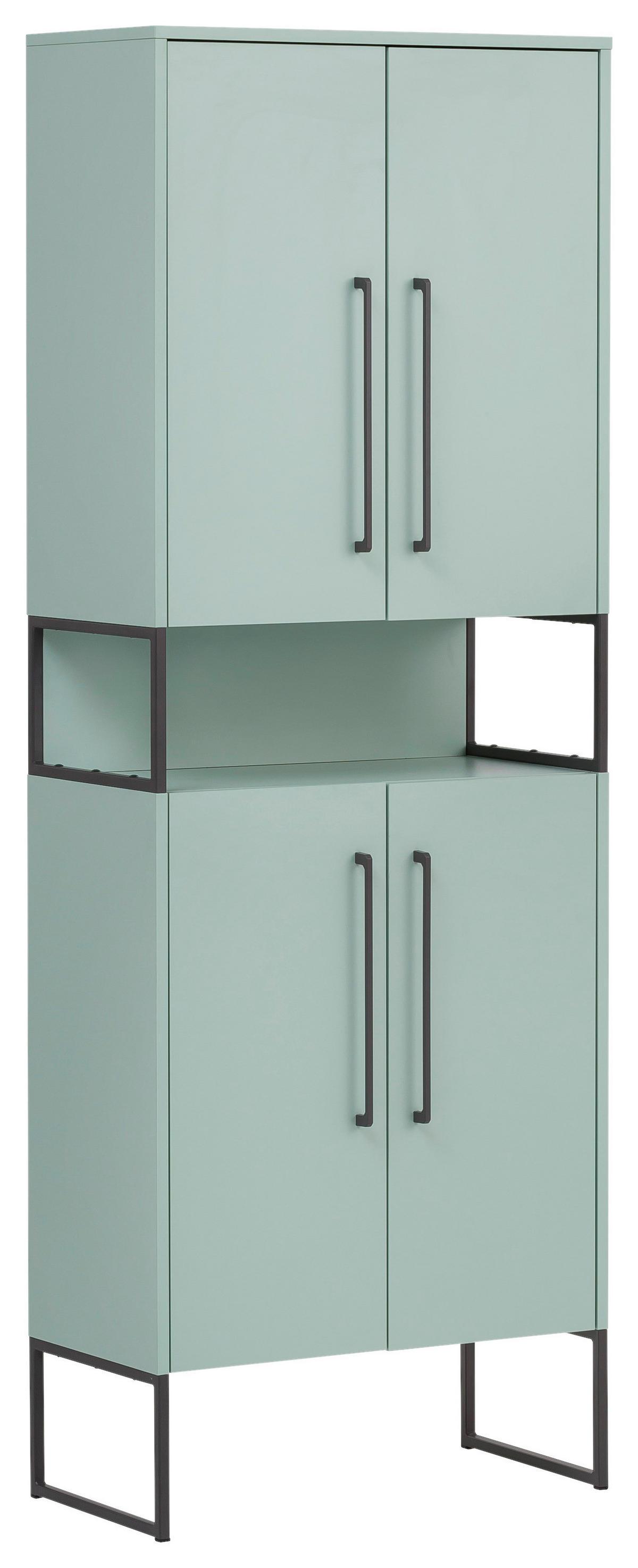 Hochschrank Limone mint B/H/T: ca. 65,2x183,4x33,1 cm Limone - mint (65,20/183,40/33,10cm) - Möbelpartner