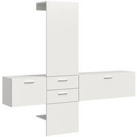 Garderobe VAGA weiß B/H/T: ca. 208x190x36 cm VAGA - weiß (208,00/190,00/36,00cm) - xonox.home