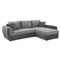 Ecksofa mit Bettfunktion und Bettkasten grau anthrazit B/H/T: ca. 247x82x178 cm Sebastian_Ecksofa - anthrazit/grau (247,00/82,00/178,00cm)