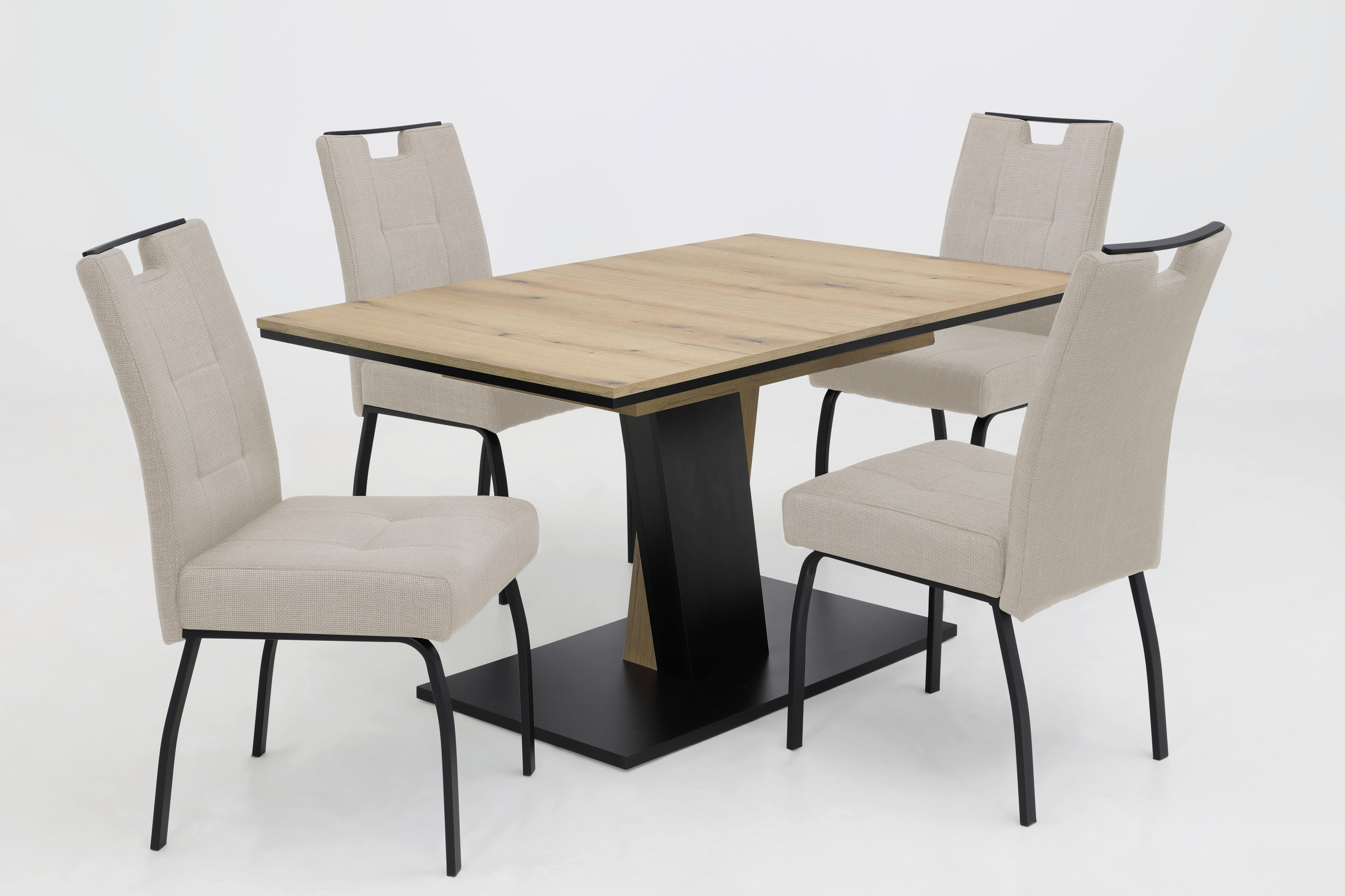 Essgruppe Ebro Holzwerkstoff B/H/T: ca. 180x76x90 cm Ebro - (180,00/76,00/90,00cm) - Hela