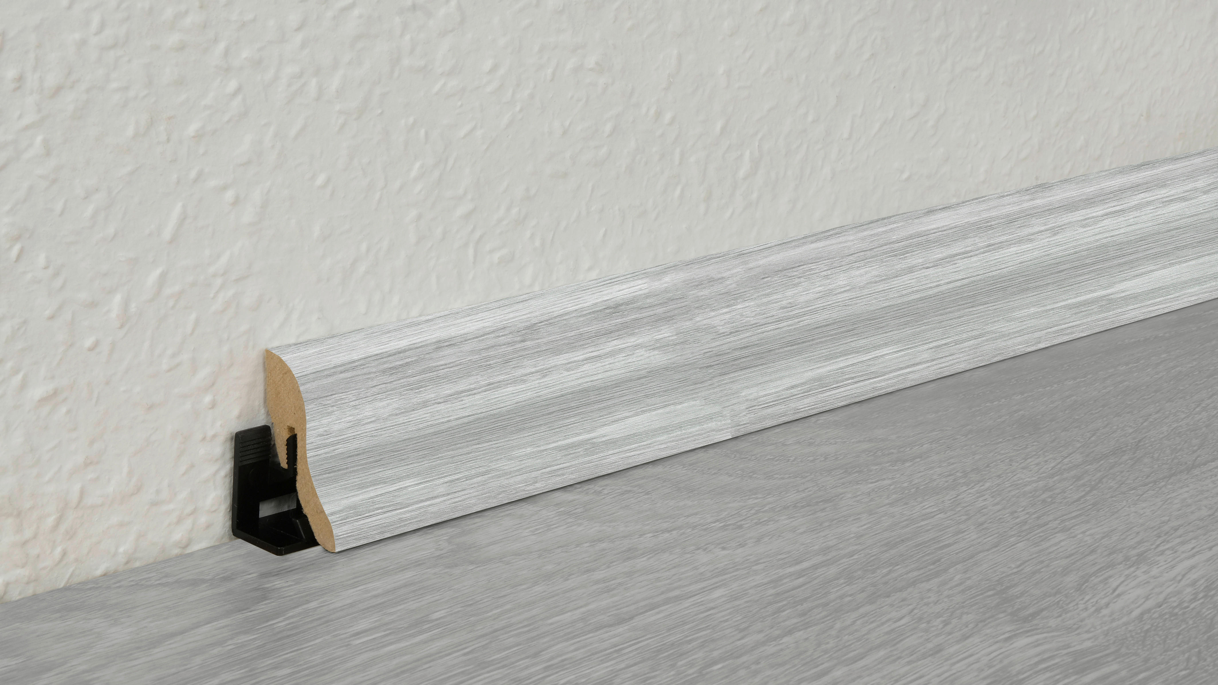 Sockelleiste L/B/H: ca. 250x2,2x4 cm pro Stück Sockelleiste_geschwungen 40mm Nordk - (250,00/2,20/4,00cm)