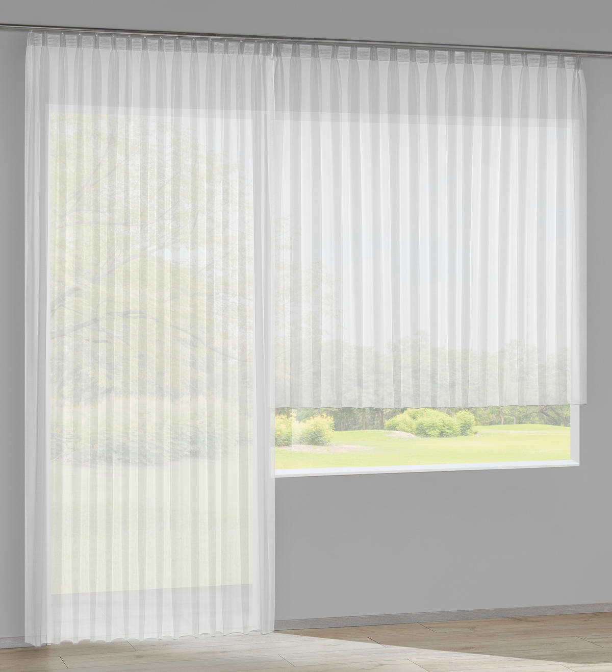 Fertigstore Opera weiß B/L: ca. 300x245 cm Opera - weiß (300,00/245,00cm) - POCOline