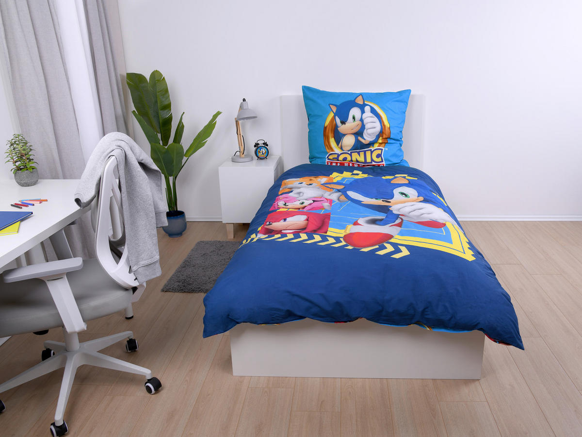 Bettwäsche Renforce Bettwäsche Sonic - bunt - Sonic