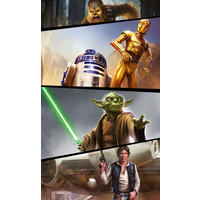 Komar Fototapete Star Wars Moments Rebels B/L: ca. 120x200 cm Star Wars Moments Rebels - (120,00/200,00cm) - Komar