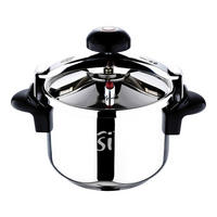 SAN IGNACIO Schnellkochtopf Córdoba silber Edelstahl B/H/L: ca. 26,7x25,8x29,8 cm Córdoba - silber (29,80/26,70/25,80cm) - SAN IGNACIO